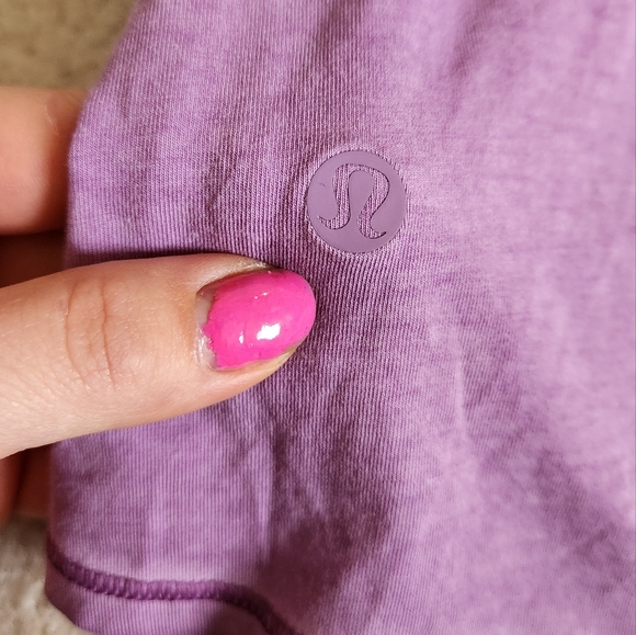 Lululemon All Tied Up Tank pima cotton Top Sublimado Pigment Wisteria Purple 2 - Picture 6 of 6